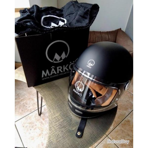 Casque Moto Mrk Full Moon Noir Mat