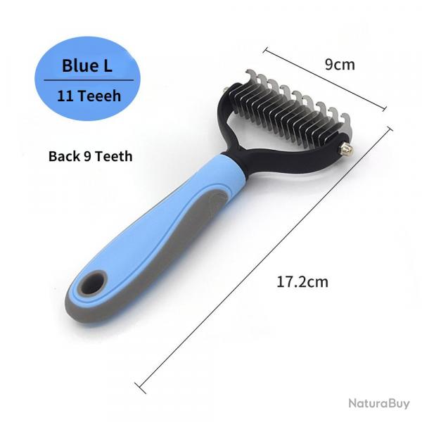 Brosse Pro de Toilettage pour Chien & Chat, Couleur: Au Choix, Taille: S