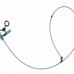 10 Collets sans odeur noir 1,6 mm