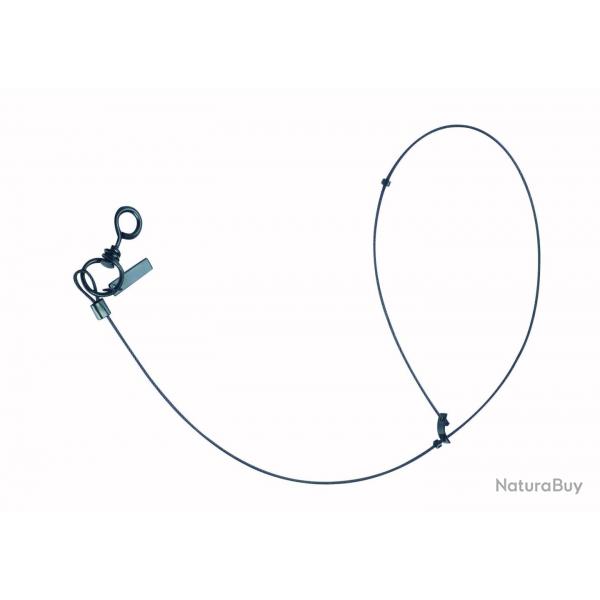 10 Collets sans odeur noir 1,6 mm