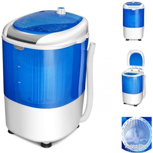 Mini Machine  laver vec Essoreuse  Cuve Unique 2 KG Semi Automatique avec Chronomtrage