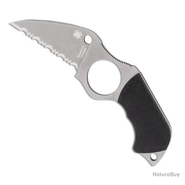 Couteau de cou "Swick 5", Tranchant dentel [Spyderco]