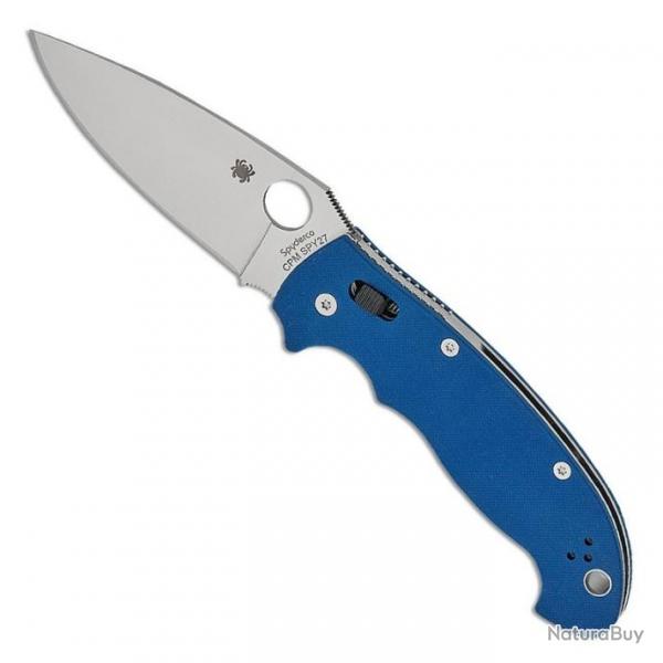 Couteau Spyderco Manix 2 XL (SPY27 / G10 bleu cobalt) [Spyderco]