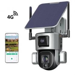 Camera solaire  CAM1071-4G efficace et autonome.