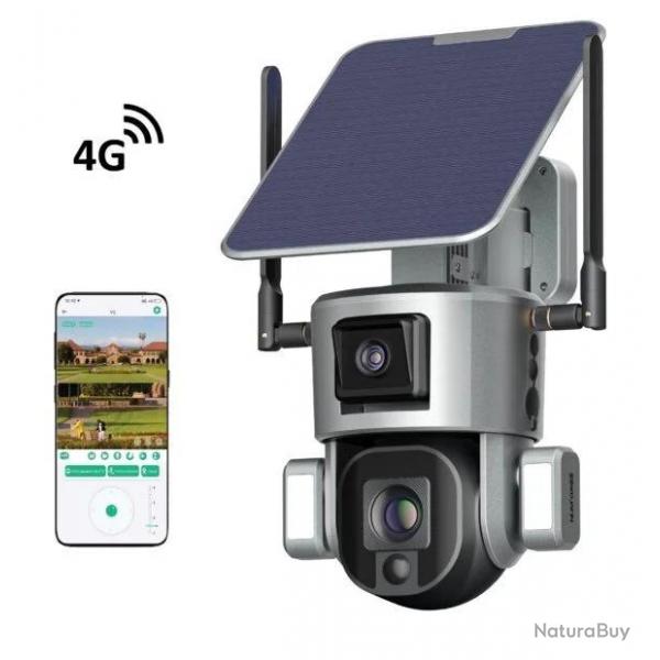 Camera solaire  CAM1071-4G efficace et autonome.