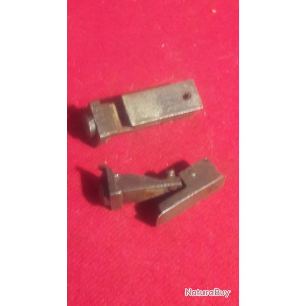 petit lot de deux hausses pour ancienne carabine de tir