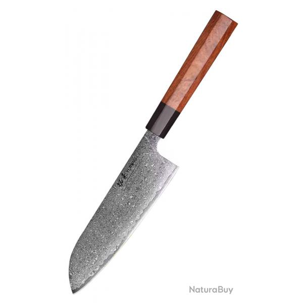 Couteau Santoku Damas