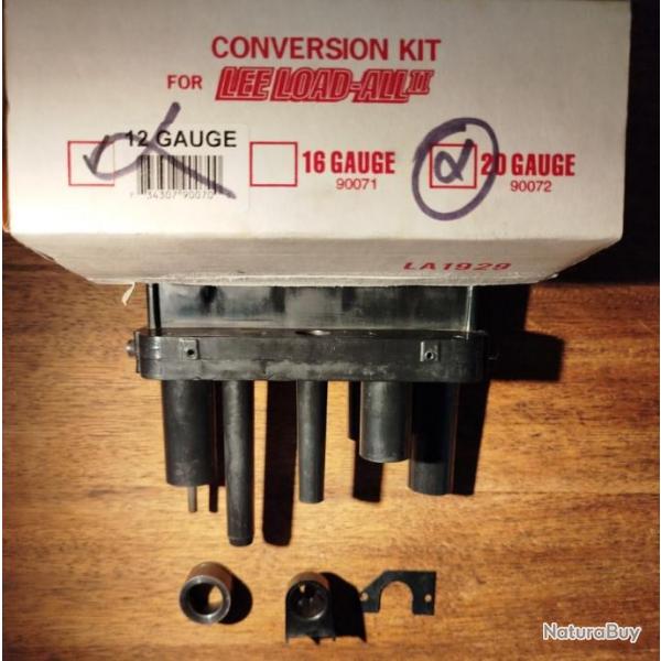 kit de conversion Lee load all II calibre 20