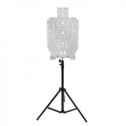 CIBLE SILHOUETTE SUR PIED METALLIQUE