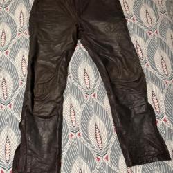 Pantalon en cuire deerhunter