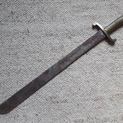 Glaive Saxon 1870. Regimenté 100 R. Bel état.