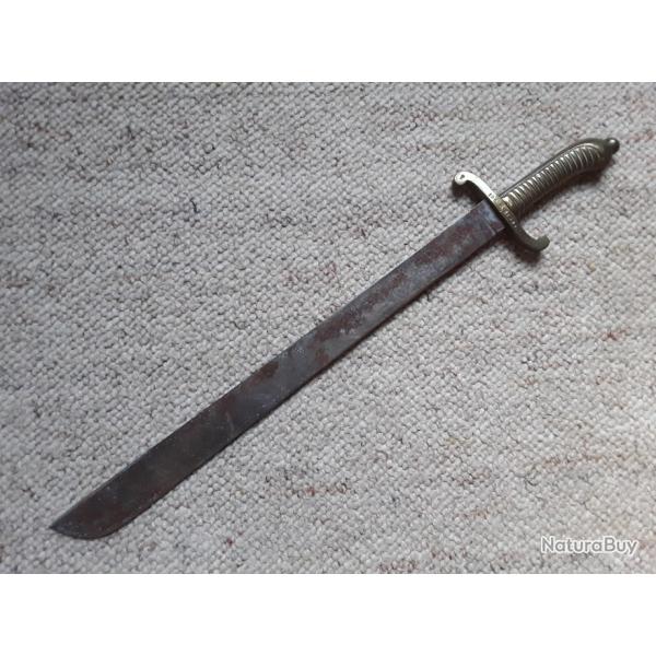 Glaive Saxon 1870. Regiment 100 R. Bel tat.