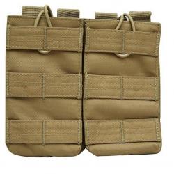 PORTE CHARGEURS MOLLE DOUBLE Coyote