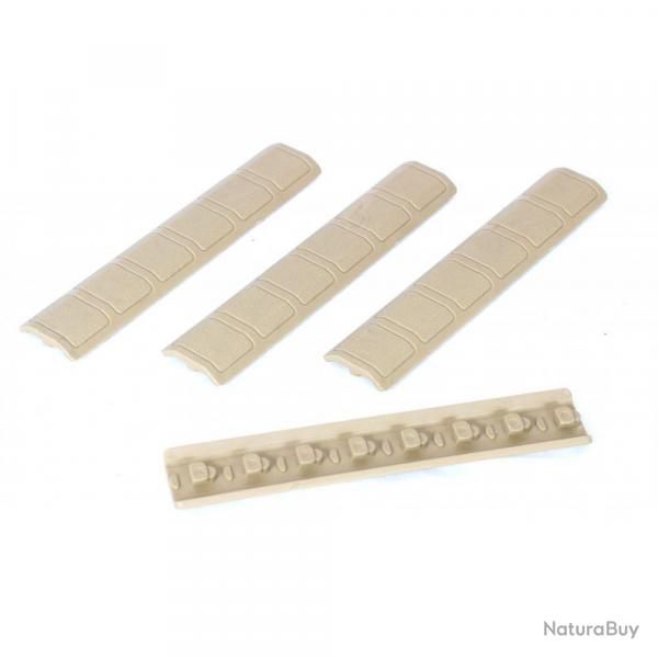 Couvre rail gomme olive pour keymod x2