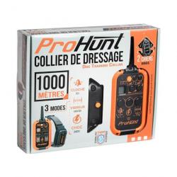 Prix de départ à 1 !! Collier électrique de dressage Prohunt 1000 Mètres Cloche/ Vibreur / Choc