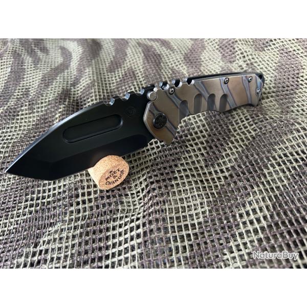 COUTEAU "PRAETORIAN T FRAME LOCK S35VN TITANIUM" PAR MEDFORD KNIFE