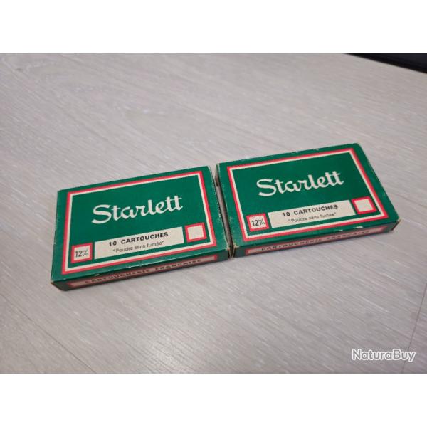 2 paquets de 10 cartouches 12mm "Starlett"