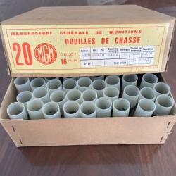 Vend lot de 35 douilles pour calibre 20