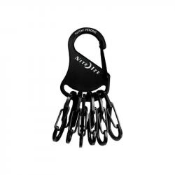 Porte-clefs Nite Ize Keyrake Steel - Noir