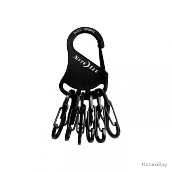 Porte-clefs Nite Ize Keyrake Steel - Noir