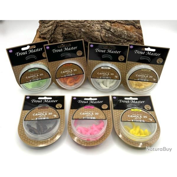 lot de 5 boites de camola trout master