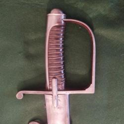 Sabre d'artillerie monté italien M1833.
