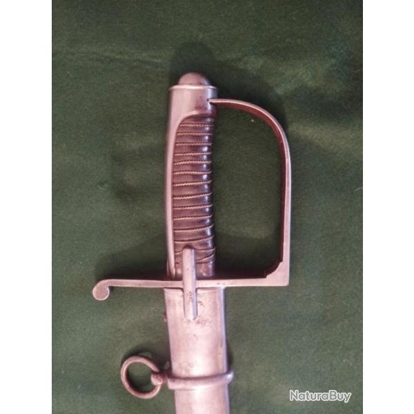 Sabre d'artillerie mont italien M1833.
