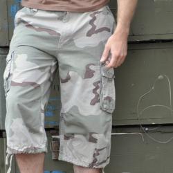 Pantacourt Mil-Tec Coloris Camouflage Desert Taille S