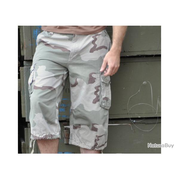 Pantacourt Mil-Tec Coloris Camouflage Desert Taille S