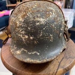 une coque de casque allemand ww2