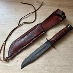 Ka-Bar - Vintage '70s - USMC Fighting Knife - Olean N.Y - VIETNAM ?? ?? wars