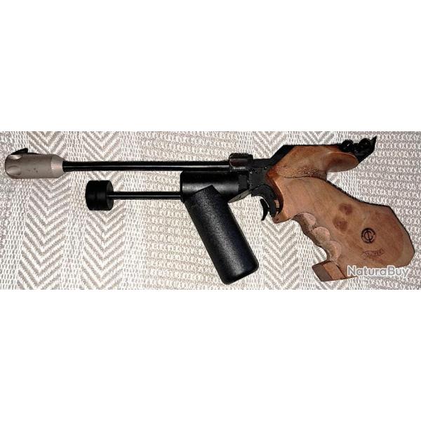 Pistolet comptition Walther CPM1 CO2 cal. 4.5mm droitier OU gaucher + mallette + cylindre CO2 12g