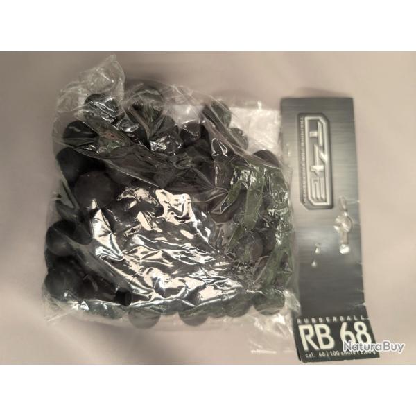 100 Billes caoutchouc entranement calibre .68 RB PRAC-SERIES Umarex ( Livr par Happy post 11)