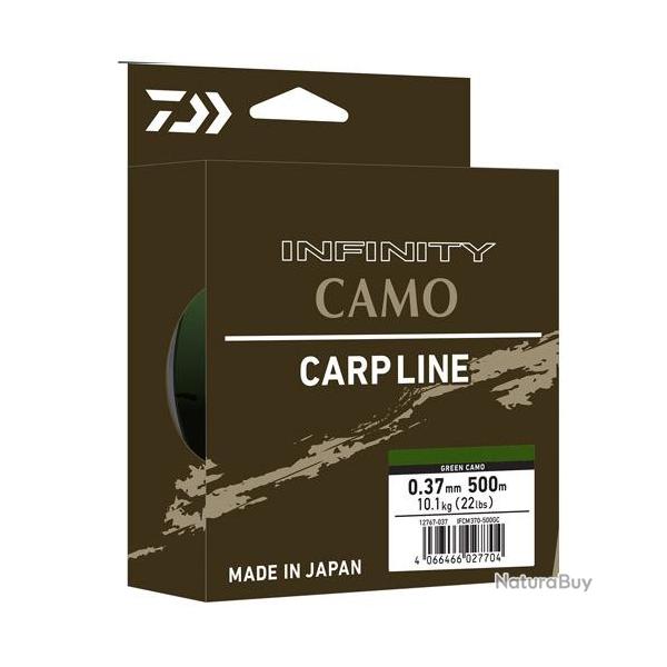 Nylon Daiwa Infinity Camo Vert 500m 0.30mm