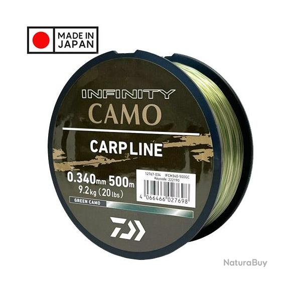Nylon Daiwa Infinity Green Camo 500m 0.30mm