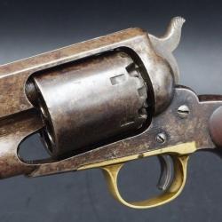 REVOLVER CIVIL WAR US REMINGTON 1858 NEW MODEL ARMY 1863 CALIBRE 44 PN - USA XIXè Très bon  U.S.A. X