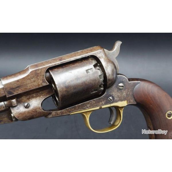 REVOLVER CIVIL WAR US REMINGTON 1858 NEW MODEL ARMY 1863 CALIBRE 44 PN - USA XIX Trs bon  U.S.A. X