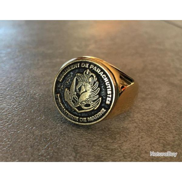 bague Rpima   para,  parachutiste , militaire,  arme, TAP  troupes aroportes dore