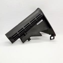 CROSSE TACTIQUE AR15 MILSPEC (Normes militaires) NOIRE 3 POSITIONS NEUVE POUR AIRSOFT OU ARME RS.