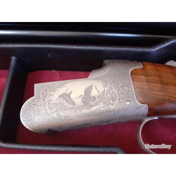 Chapuis  becassier C60 calibre 20/76 mono dtente  bande plume crosse pistolet noyer 3 toiles