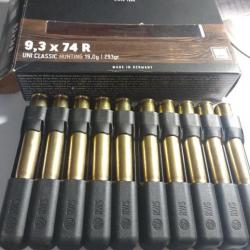 10 Balles 9.3x74 R RWS UNI CLASSIC