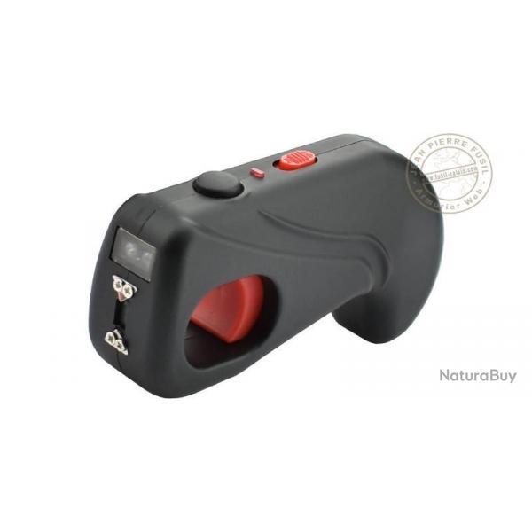 Poing lectrique Piranha GUNSHOCK 2 000 000 V + lampe - Rechargeable USB