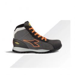 Chaussures de sécurité montantes DIADORA GLOVE NET MID PRO S3L FO SR HRO ESD pointure 42 gris orange