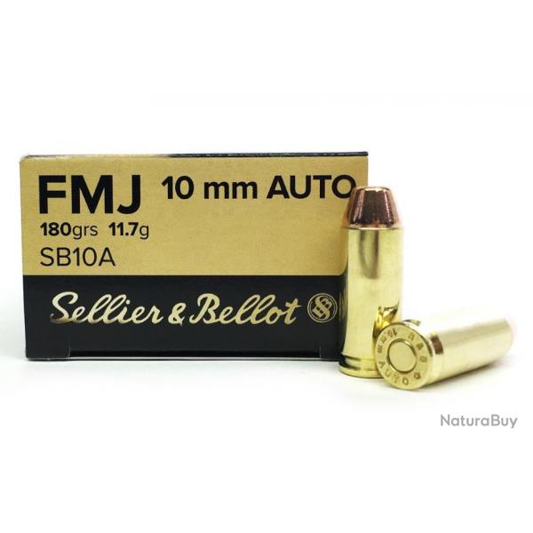 SB 10 MM AUTO 180GR FMJ X50