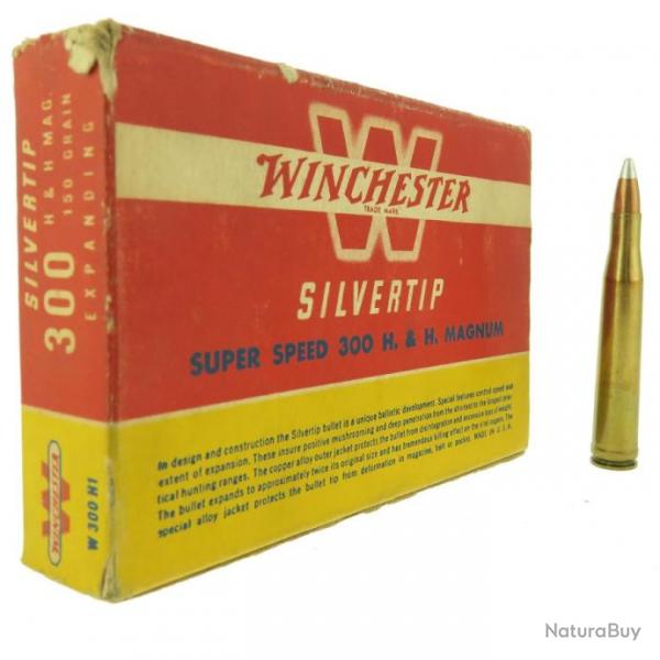 Munitions 300 H&H Magnum 150gr Silvertip Winchester x20