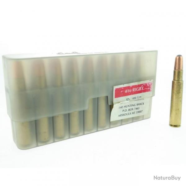 Munitions 416 Rigby 400gr Soft Point Round Nose Norma x20