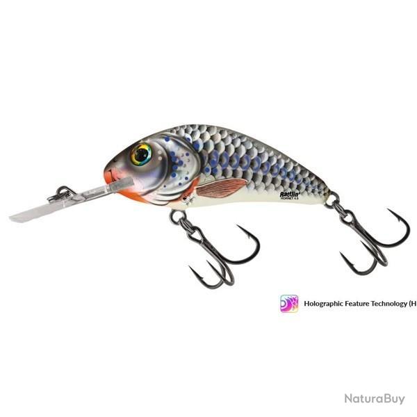 Poisson Nageur Salmo Rattlin Hornet Flottant 5,5cm SHS - Silver Holographic Shad