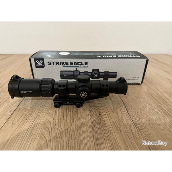 VORTEX Strike Eagle 1-8x24 AR-BCD2 avec montage