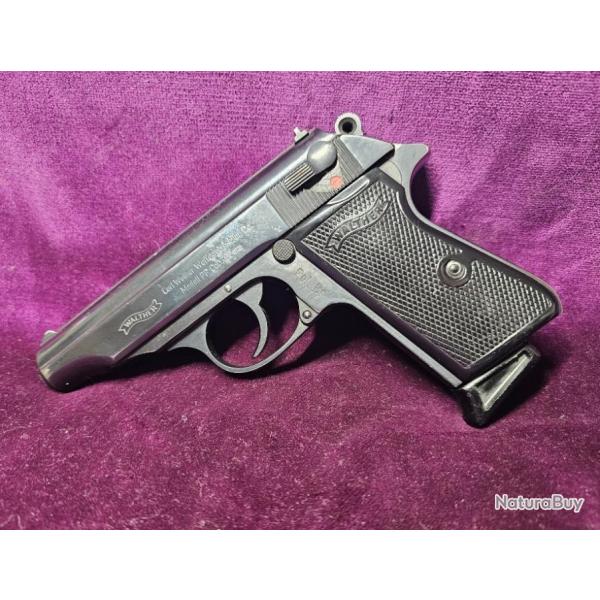 Pistolet WALTHER MOD PP, POLICE de Brme, calibre 7,65br (32acp), Catgorie B