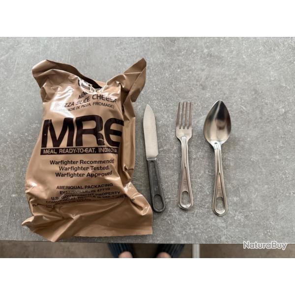 Ration US MRE et kit couverts US